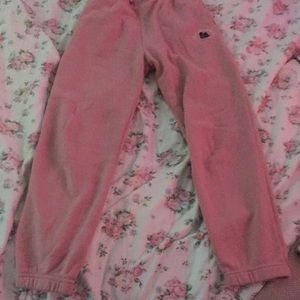 pink sweatpants